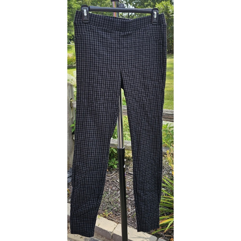 Simply Vera, Vera Wang, Skinny, Pants, Women's Size Small,‎ Plaid, Black, Gray